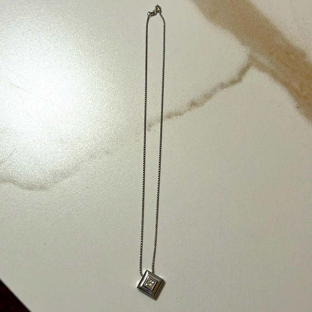 Unique silver necklace